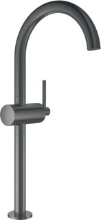 GROHE ATRIO NEW WASTAFELMENGKRAAN XL-SIZE PO WASTE EENGREEPS 1-GATS 422MM HOOGTE 180MM UITLOOP DRAAIBAAR HARD GRAPHITE GEB 