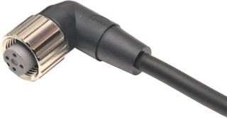 OMRON M12 CONNECTOR 4-PIN HAAKS PUR SCHROEFVERBINDING 20 M KABEL 