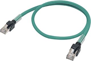 OMRON PATCHKABEL TWISTED PAIR VOOR INDUSTRIE 1 M ETHERNET F/UTP CAT.6A PATCH KABEL LSZH BUITENMANTEL (GROEN) 