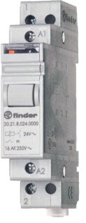 FINDER IMPULSRELAIS 17,4 MM BREED 1 MAAKCONTACT 16 A /250VAC SPOELSPANNING 48VAC CONTACTMATERIAAL AGSNO2