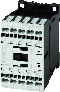 EATON MAGNEETSCHAKELAAR DILM 3-POLIG 1X VERBREEKTCONTACT 24V AC3 DC BEKRACHTIGING IEC 7,5KW 0M 1V STEEKKLEM. 