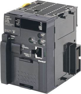 OMRON CJ2M CPU VOOR 2560 BASIS I/O(MAX. 40 UNITS 3 EXP. RACKS) 30KS PR.-160 KW DATA ETHERNET USB EN OPTIESLOT VOOR SERIELE COMM. 