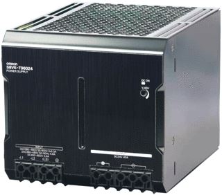 OMRON S8VK VOEDING 960W 21.6-27.6V 40A 380-480VAC SCHROEF 7.5-MOD 1455VA DIN-RAIL IP20 HXBXD 125X135X170MM 