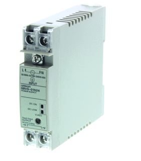 OMRON VOEDING S8VS 24VDC/0,65A 15W DIN-RAIL 100-240VAC PRIMAIR GESLOTEN BEHUIZING SCHROEFAANSLUITING 