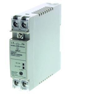 OMRON VOEDING S8VS 5VDC/4A 30W DIN-RAIL 100-240VAC PRIMAIR GESLOTEN BEHUIZING SCHROEFAANSLUITING 