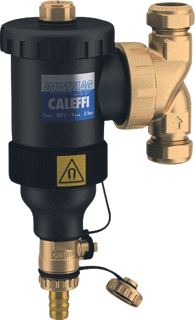 CALEFFI DIRTMAG VUILAFSCHEIDER KUNSTSTOF VERTICAAL 22MM