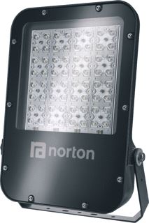 NORTON SWL-A LED ASYMMETRISCH 220W 4000K 23000LM CRI70-79 BUNDEL 41-80GRADEN IP66 WIT 67MM OPBOUW ZWENKBAAR BEH. ANTRACIET 