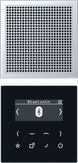 JUNG SMARTRADIO DAB+ MONO & BT LS-ALUMINIUM