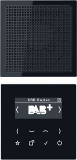 JUNG SMARTRADIO DAB+ MONO LS990 ZWART 