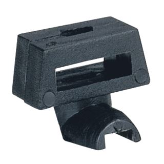 LEGRAND PLUG COLSON VOOR MONTAGEPLAAT 5/10 10/10 VOOR BORING DIA7MM. ZWART