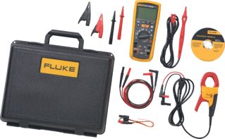 FLUKE KIT VAN FLUKE1587FC DIGITALE ISOLATIEMULTIMETER MET I400 AC STROOMTANG 