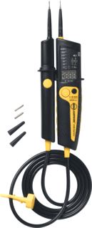 FLUKE SPANNINGSTESTER 2100-SERIE BEHA-AMPROBE 2-POLIG CAT3 1000V CAT4 600V 6-1000V LCD 12-690V AC/DC LED IP64 2,3-1000HZ. 