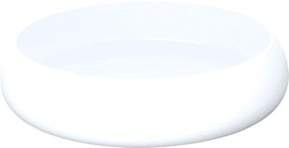 BETTE CRAFT WASKOM OPZET ROND 46MM AFVOER 450 X 450 X 120MM SNOW 440 (MAT WIT)