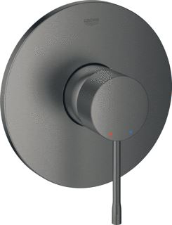 GROHE ESSENCE NEW INBOUWMENGKRAAN OPBOUWDEEL (DOUCHE) WAND EENGREEPS HARD GRAPHITE GEBORSTELD 