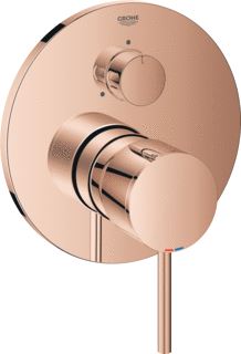 GROHE ATRIO NEW OPBOUWDEEL INBOUWMENGKRAAN EENGREEPS 1-GATS 3-WEG OMSTELRINCHTING WARM SUNSET (TE GEBRUIKEN MET 35 600 000) 