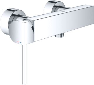 GROHE PLUS DOUCHEMENGKRAAN WAND EENGREEPS 2-GATS CARTOUCHE KERAMISCH 150MM HARTAFSTAND MET KOPPELINGEN CHROOM 