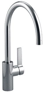 DORNBRACHT TARA ULTRA 2-GATS KEUKENKRAAN VOOR SPOELDOUCHE GARNITUUR HENDEL RECHTS UITLOOP 24CM CHROOM 3382687500