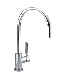 DORNBRACHT TARA CLASSIC 1-GATS KEUKENKRAAN MET DRAAIBARE C-UITLOOP 360° MET AANSLUITING V.SPOELDOUCHE SPRONG 23.5CM MET HENDEL RECHTS CHROOM 3382688800 