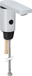 GEBERIT HYTRONIC 86 1-GATS WASTAFELKRAAN VOOR KOUD OF GEMENGD WATER 6V IR CHROOM 116236211