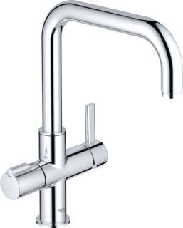 GROHE RED DUO KEUKENMENGKRAAN BLAD/KRAANGAT EENGREEPS 357MM HOOGTE 226MM U-UITLOOP DRAAIBAAR CHROOM 