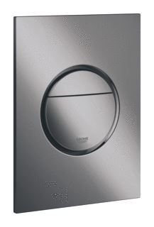 GROHE NOVA COSMOPOLITAN S BEDIENINGSPLAAT MECHANISCH TWEEKNOPS 172 X 130MM (LXB) KUNSTSTOF HARD GRAPHITE