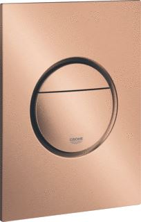 GROHE NOVA COSMOPOLITAN S BEDIENINGSPLAAT MECHANISCH TWEEKNOPS 172 X 130MM (LXB) KUNSTSTOF WARM SUNSET GEBORSTELD