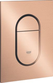 GROHE ARENA COSMOPOLITAN S BEDIENINGSPLAAT MECHANISCH TWEEKNOPS 172 X 130MM (LXB) KUNSTSTOF WARM SUNSET GEBORSTELD