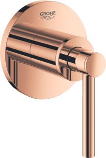 GROHE ATRIO OPBOUWDEEL HANDGREEP EENGREEPS 1-GATS 20-80MM WARM SUNSET (VOOR INBOUWSTOPKRAAN 35 028 000/29 032 000) 