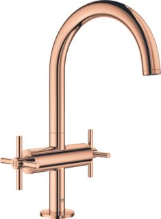 GROHE ATRIO WASTAFELMENGKRAAN L-SIZE PO WASTE TWEEGREEPS (KRUIS) 1-GATS 166MM UITLOOP 303MM HOOGTE DRAAIBAAR WARM SUNSET 