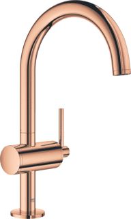 GROHE ATRIO WASTAFELMENGKRAAN L-SIZE PO WASTE EENGREEPS 1-GATS 166MM UITLOOP 302MM HOOGTE DRAAIBAAR WARM SUNSET 