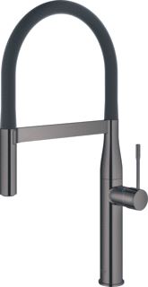 GROHE ESSENCE NEW KEUKENMENGKRAAN PROFESSIONELE SPRAY 240MM VOORSPRONG UITLOOP 530MM HOOGTE DRAAIBAAR HARD GRAPHITE 