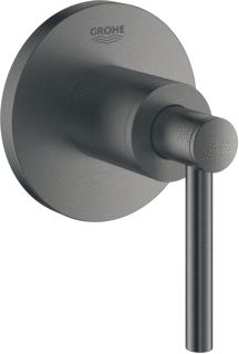 GROHE ATRIO NEW INBOUWMENGKRAAN OPBOUWDEEL ROND WAND EENGREEPS HARD GRAPHITE GEBORSTELD 