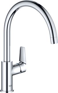 GROHE BAULOOP KEUKENMENGKRAAN MET HOGE DRAAIBARE UITLOOP CHROOM