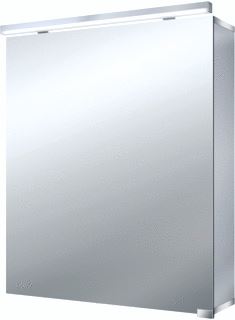 EMCO ASIS PURE SPIEGELKAST MET 1 DEUR MET LED VERLICHTING BOVEN EN ONDER 60X72.8X15.3CM 