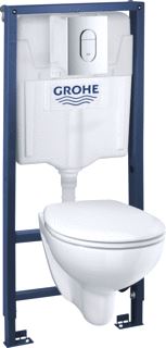 GROHE BAU WC-PACK BEDIENINGSPANEEL + WANDCLOSET INCL ZITTING 