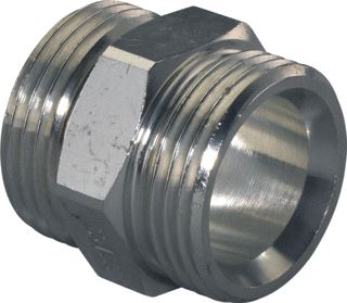 UPONOR S-PRESS FITTING RECHT 1-DELIG HOEK 0 GRADEN METAALDICHTEND AANSLUITING 1: 0MM EUROCONUS AANSLUITING 2: 0MM EUROCONUS 