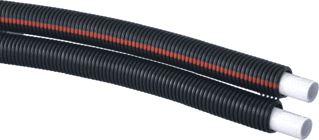 UPONOR UNI PIPE PLUS LEIDING / BUIS TWINPIPE 16X2MM IN MANTEL ZWART OP ROL E=50M 