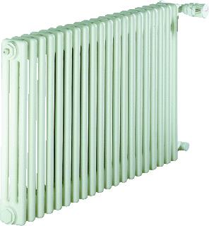 ZEHNDER CHARLESTON KOLOMRADIATOR L=184MM H=1500MM 416 WATT RAL9016 