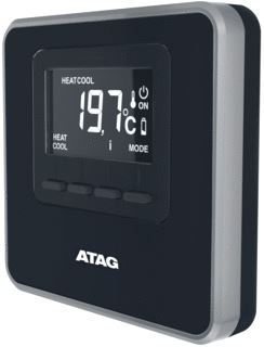 ATAG RUIMTETHERMOSTAAT OPENTHERM CUBE ZW HO 88MM 2-DRAADS 