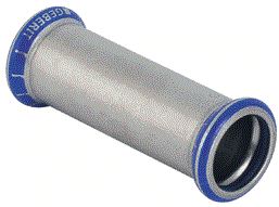 GEBERIT MAPRESS RVS 316 FKM BLAUW OVERSCHUIFSOK 15 MM