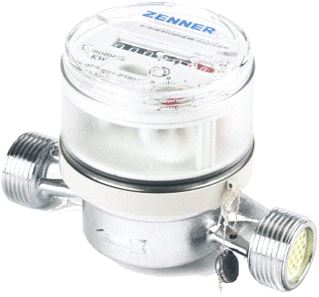 RAMINEX ETKD-N WATERMETER ETKD-N VOORBEREID IMPULSGEVER 1L/IMP. Q3 4 130MM DN20 EENSTRAAL-DROOGLOPER VOOR KOUD WATER