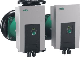 WILO YONOS MAXO-D 65/0,5-12 PN6/10 NATLOPER-CIRCULATIEPOMP MET FLENSAANSLUITING EC-MOTOR MET AUTOMATISCHE VERMOGENSAANPASSING.