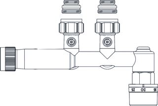 OVENTROP MULTIBLOCK ONDERBLOK T-RTL 2-PIJPS RP 1/2BI HAAKS