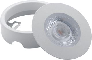 INTERLIGHT CABILED OPBOUWRING WIT 