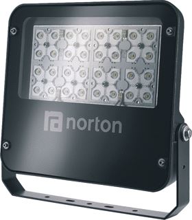 NORTON SWL-S LED 72W 4000K 8300LM CRI70-79 BUNDEL 41-80GRADEN IP66 WIT 46MM OPBOUW ZWENKBAAR BEHUIZING ANTRACIET ALU 
