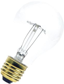 BAILEY INCANDESCENT HIGH VOLTAGE GLS LAMP GLS E27 HELDER 220V 100W 1050LM 2000U KLASSE E 60X108MM 
