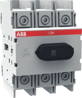 ABB MODULAIRE LASTSCHAKELAAR 3-POLIG 125A BODEM-DIN-RAIL MONTAGE VOOR 45MM OPENING HANGSLOTVER