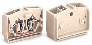 WAGO 2-DRAADS TUSSENKLEM ZONDER DRUKKNOP GESCHIKT VOOR