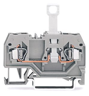 WAGO 2-DRAADS SCHEIDINGSKLEM GRIJS 