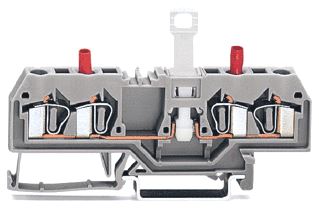 WAGO 2-DRAADS SCHEIDINGS-EN MEETKLEM MET TEGEN AANRAKI 